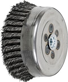 Pferd 82546 Knot Cup Brushes, Internal Nut, Single Row - Standard Twist