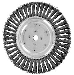 Pferd 82118 Knot Wheel Brushes, Full Cable Twist - Single Row, Unthreaded
