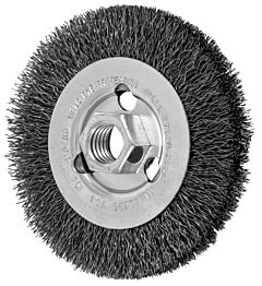 Pferd 82195 Crimped Wheel Brushes, Carbon Steel Wire