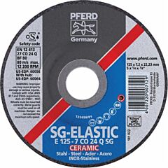 Pferd 60056 Grinding Wheels, Performance Line Sg, Co 24 Q Sg - Ceramic Oxide For Steel/Stainless Steel