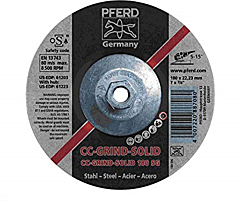 Pferd 61223 Cc-Gring-Solid Grinding Discs, Cc-Grind-Solid For Steel