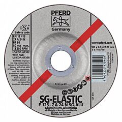 Pferd 61302 Grinding Wheels, Performance Line Sg, Grinding Wheels For Aluminum, Grade N-Alu For Soft, Tough And Hard Aluminum