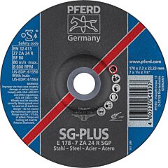 Pferd 61556 Grinding Wheels, Special Line Sg-Plus, Za 24 R Sgp - For Steel