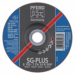 Pferd 61555 Grinding Wheels, Special Line Sg-Plus, Za 24 R Sgp - For Steel