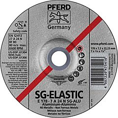 Pferd 61304 Grinding Wheels, Performance Line Sg, Grinding Wheels For Aluminum, Grade N-Alu For Soft, Tough And Hard Aluminum