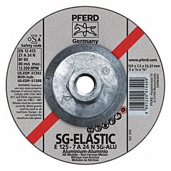 Pferd 61308 Grinding Wheels, Performance Line Sg, Grinding Wheels For Aluminum, Grade N-Alu For Soft, Tough And Hard Aluminum