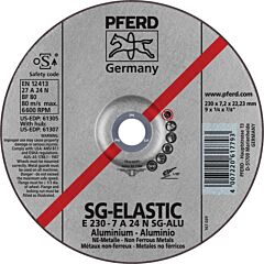 Pferd 61305 Grinding Wheels, Performance Line Sg, Grinding Wheels For Aluminum, Grade N-Alu For Soft, Tough And Hard Aluminum