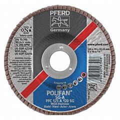 Pferd 62216 Polifan Flap Discs, Performance Line Sg, Polifan Sg A, Conical (Pfc - Type 29)