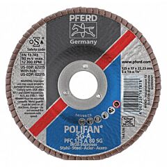 Pferd 62215 Polifan Flap Discs, Performance Line Sg, Polifan Sg A, Conical (Pfc - Type 29)