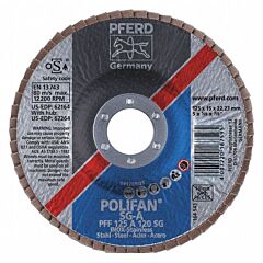 Pferd 62164 Polifan Flap Discs, Performance Line Sg, Polifan Sg A, Flat (Pff- Type 27)