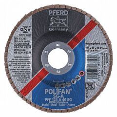 Pferd 62158 Polifan Flap Discs, Performance Line Sg, Polifan Sg A, Flat (Pff- Type 27)