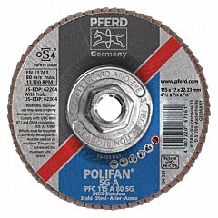 Pferd 62304 Polifan Flap Discs, Performance Line Sg, Polifan Sg A, Conical (Pfc - Type 29)