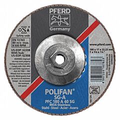 Pferd 62308 Polifan Flap Discs, Performance Line Sg, Polifan Sg A, Conical (Pfc - Type 29)