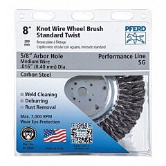 Pferd 81704P Unthreaded Wheel Brushes, Standard Twist Knot Wheels