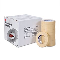3M 051131-06543 Highland 2727 Masking Tapes, 1.88 In X 60.14 Yd, Beige