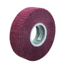 3M 048011-01160 Scotch-Brite™ Finishing Flap Brush, 6 In X 1 In X 2 In, 5A Med, 3,400 Rpm, Aluminum Oxide