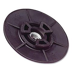 3M 051144-45190 Disc Pad Hub, 4-1/2 In Dia, 12-5/16 In L, Black