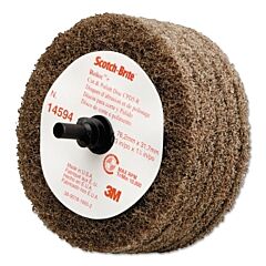 3M 048011-14779 Scotch-Brite Buffing Discs, 4 In, 8,000 Rpm, Tan