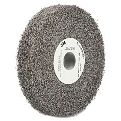 3M 048011-13177 Scotch-Brite Multi-Finishing Wheels, 6 X 2 X 1, Med, 6,000 Rpm, Silicon Carbide
