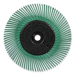 3M 048011-27605 Scotch-Brite™ Radial Bristle Brush, 6 In Dia X 1/2 In W, Grit 50, Ceramic, 6000 Rpm
