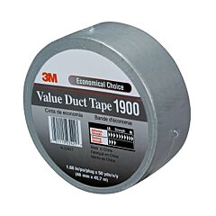 3M 051115-23421 Value Duct Tapes 1900, Silver, 1.88 In X 50 Yd
