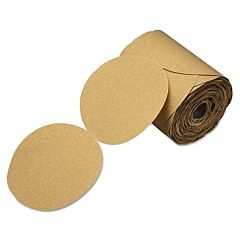 3M 051144-01422 Stikit™ Gold Paper Disc Roll 216U, Aluminum Oxide, 5 In Dia X Nh, P240 Grit, Die 500X