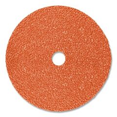 3M 051141-27448 Cubitron™ Ii 987C Fibre Disc, Precision Shaped Ceramic, 5 In Dia, 7/8 In Arbor, 36 Grit