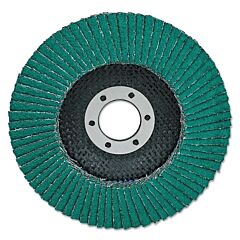 3M 051141-31000 Flap Discs 577F, 4 1/2 In, 40 Grit, 5/8-11 Arbor, 13,300 Rpm, Type 29