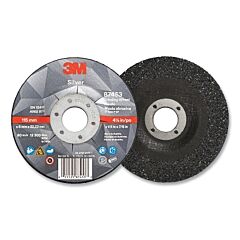 3M 051125-87453 Silver Depressed Center Grinding Wheel, 4-1/2-In X 1/4-In Thick X 7/8-In Arbor, 36 Grit, Precision Shaped Ceramic, T27