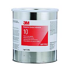 3M 021200-20274 Scotch-Weld Neoprene 10 Contact Adhesive, 1 Gal, Can, Light Yellow