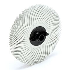 3M 048011-30127 Scotch-Brite Radial Bristle Discs, 3 In Dia, 3/8 In Arbor, Ceramic