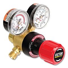Victor 0781-4231 G150 Series Regulators, G150-15-200, Acetylene, 0 To 25 Lpm, 0 To 50S Cfh, 400 Psig
