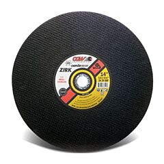 Cgw Abrasives 36123 Cut-Off Wheel, Chop Saws, 14 In Dia, 3/32 In Thick, 36 Grit, For Stainless Steel