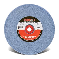 Cgw Abrasives 38166 Bench Wheels, Blue Alum Oxide, Single Pack, Type 1, 7 X 1, 1" Arbor, 120, K