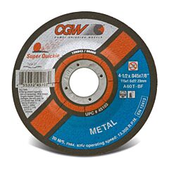 Cgw 45102 Quickie Cut Reinforced Cut-Off Wheel, Type 1