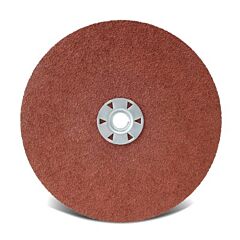 Cgw Abrasives 48741 Resin Fibre Discs, Quick-Lock, Aluminum Oxide, 9 In Dia., 24 Grit