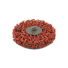 Cgw Abrasives 59062 Ez Strip Wheels, Non-Woven, Roll On, 3 In, 10,500 Rpm, Silicon Carbide, Red