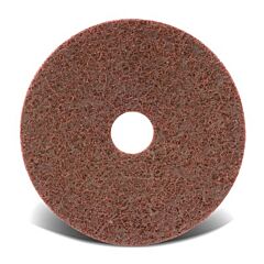 Cgw Abrasives 70033 Surface Conditioning Disc, Hook & Loop W/ Arbor Hole, 5 In, 12,000 Rpm, Maroon