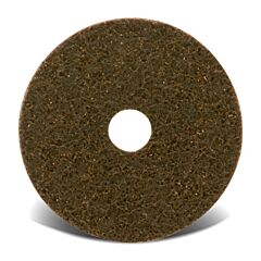 Cgw Abrasives 70035 Surface Conditioning Disc, Hook & Loop W/ Arbor Hole, 7 In, 12,000 Rpm, Gold