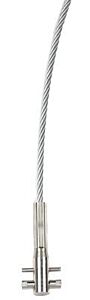 3M Dbi-Sala 6106015 Lad-Saf Swaged Cable, 3/8 Inch, 7X19, Galvanized Steel, 15 Ft