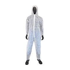 West Chester 3506/M Coverall, Sbp, Elastic Hood, Wrist, Ankle, Size Medium