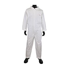 Pip 3600/L Posiwear Ba Coverall Basic Zipper Front And Collar, Size Large