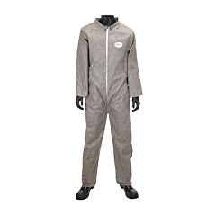 Pip C3900/Xl Posiwear M3 Gray Coverall Basic, Zipper Front And Collar, Size X-Large
