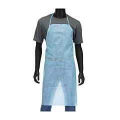 West Chester U2510B 28" X 36" Pe Coated Sbp Blue Apron, Size 28" X 36"