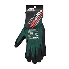 Maxiflex® Cut™ 34-8743T/Xl Seamless Knit Gloves, Nitrile Coated Palm & Fingers, Tagged, Size X-Large