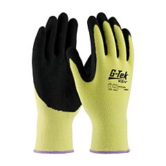 Pip 09-K1660V/L G-Tek Kev, Yellow 13G Kevlar Shell, Dd Nitrile Microsurface, Vend Pack, Size Large