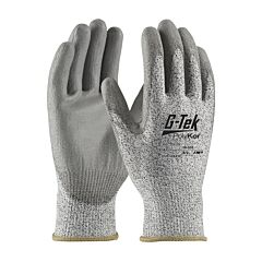 Pip 16-533/L G-Tek Polykor, Economy, S&P 13G Seamless Knit, Gray Pu Smooth, A3, Pack Of 12 Pairs
