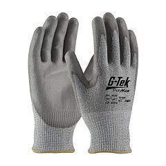 Pip 16-564/S G-Tek Polykor, Economy, Gray 13G Seamless Knit, Gray Pu Smooth, A4, Pack Of 12 Pairs