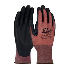 Pip 16-368/L G-Tek Polykor W/ X7, Bur 18G Shell, Black Neofoam Grip, Thumb Crotch A3, Pack Of 12 Pairs