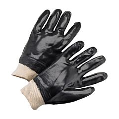 West Chester 1007 Knit Wrist, Smooth Pvc Gloves, Interlock Lining, Size Large